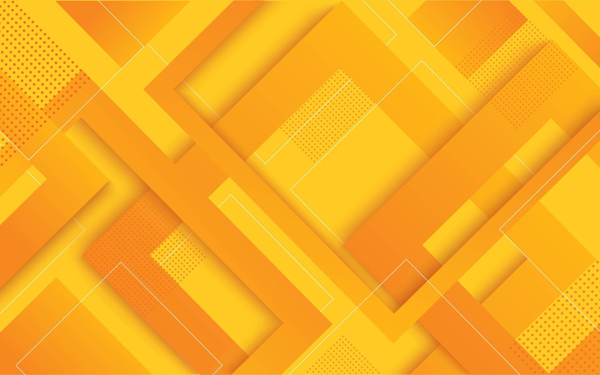 Geometric Orange Abstract Backdrop Wallpaper