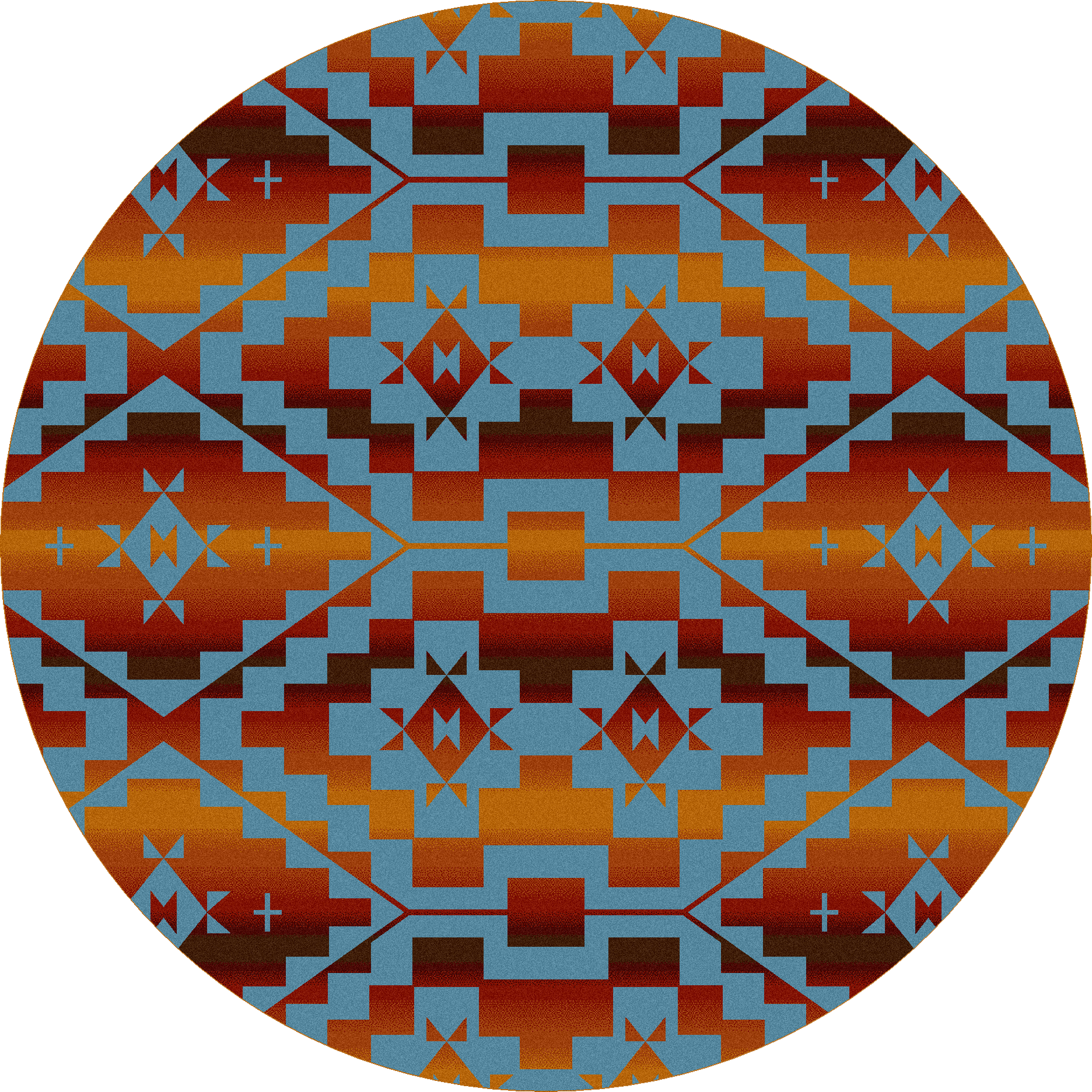 Geometric Pattern Circle Design PNG
