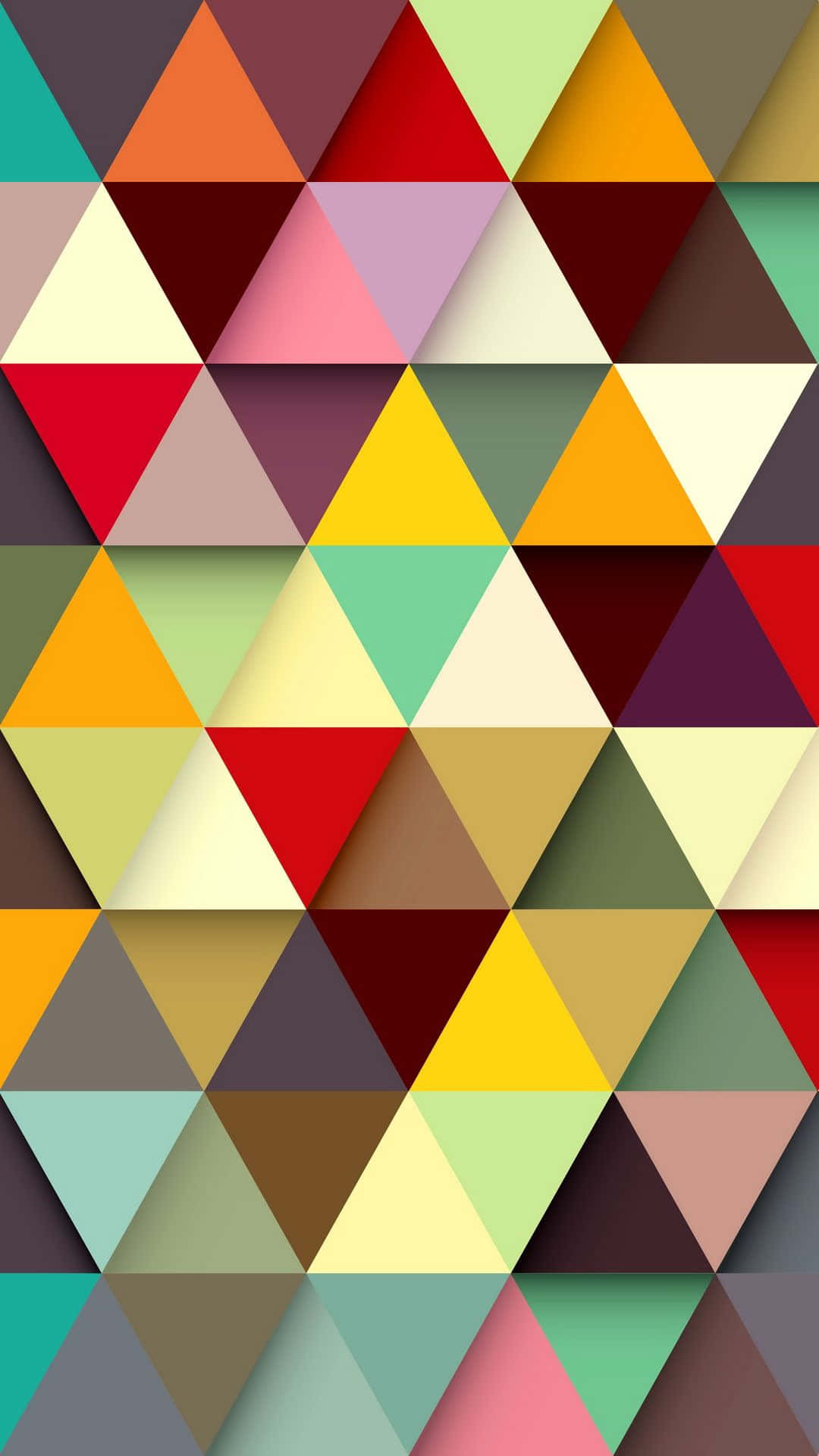 Transparent Colorful Geometric Pattern Picture