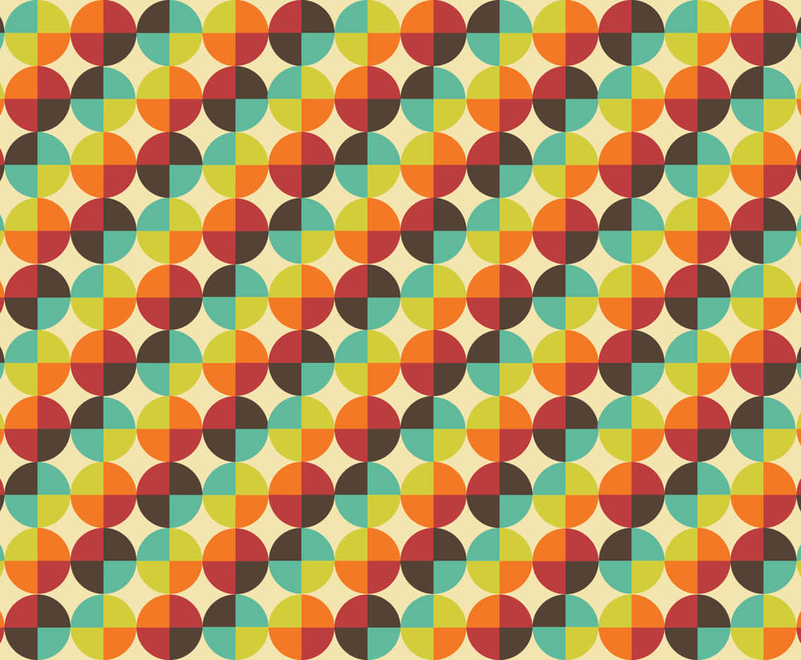 Colorful Circles Geometric Pattern Picture