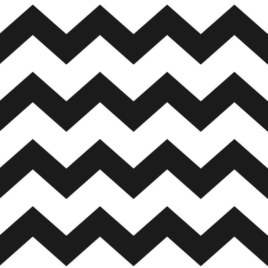 Black Zigzag Geometric Pattern Picture