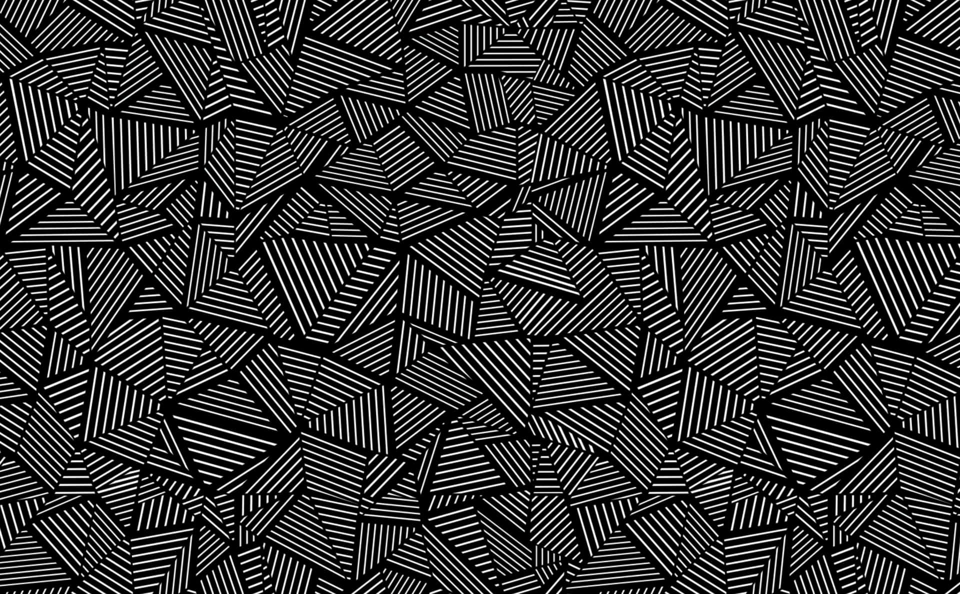 Black And White Geometric Pattern Picture