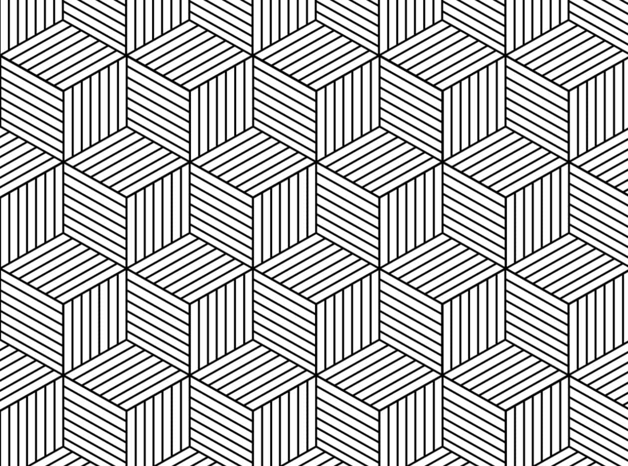 Geometric Pattern Striped Lines Picture