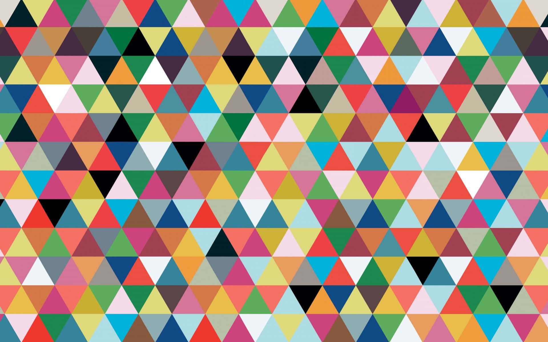 Imagende Patrón Geométrico De Triángulos Coloridos
