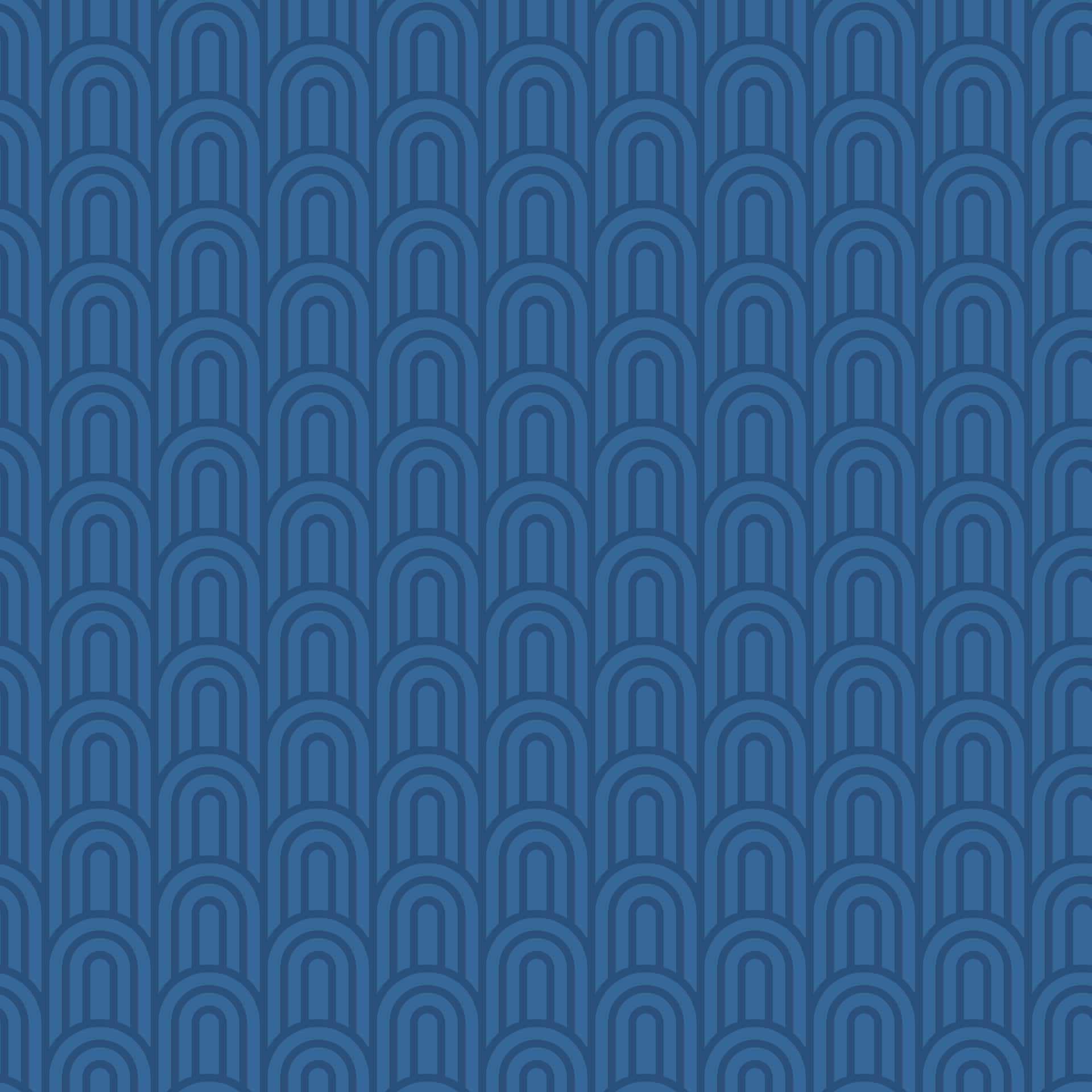 Blue Wavy Geometric Pattern Picture