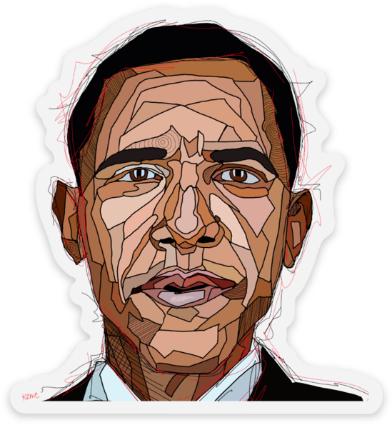 Geometric Portrait Illustration PNG