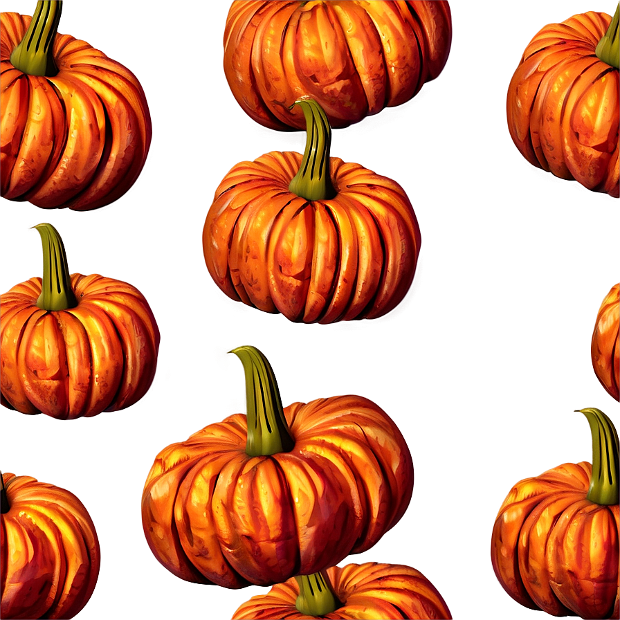 Geometric Pumpkin Outline Pattern Png 06202024 PNG