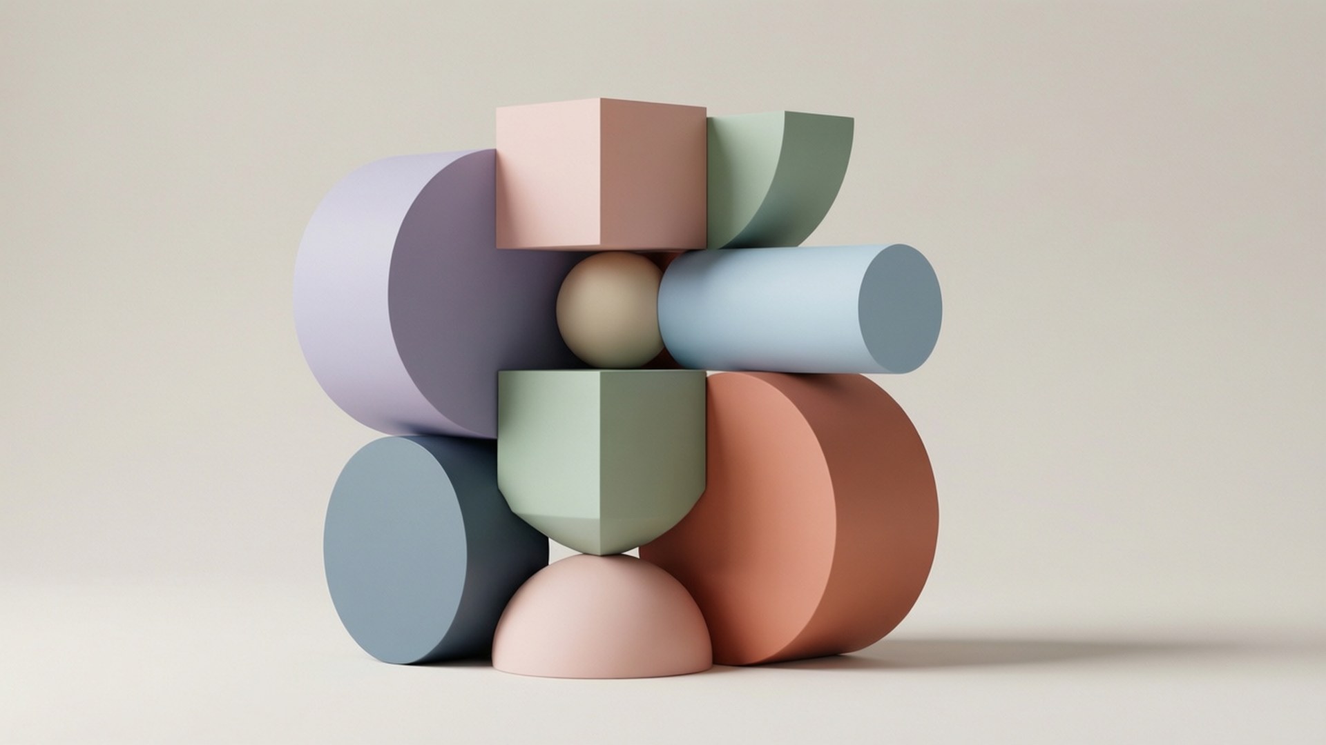 Et minimalistisk geometrisk mønster som representerer logisk orden.