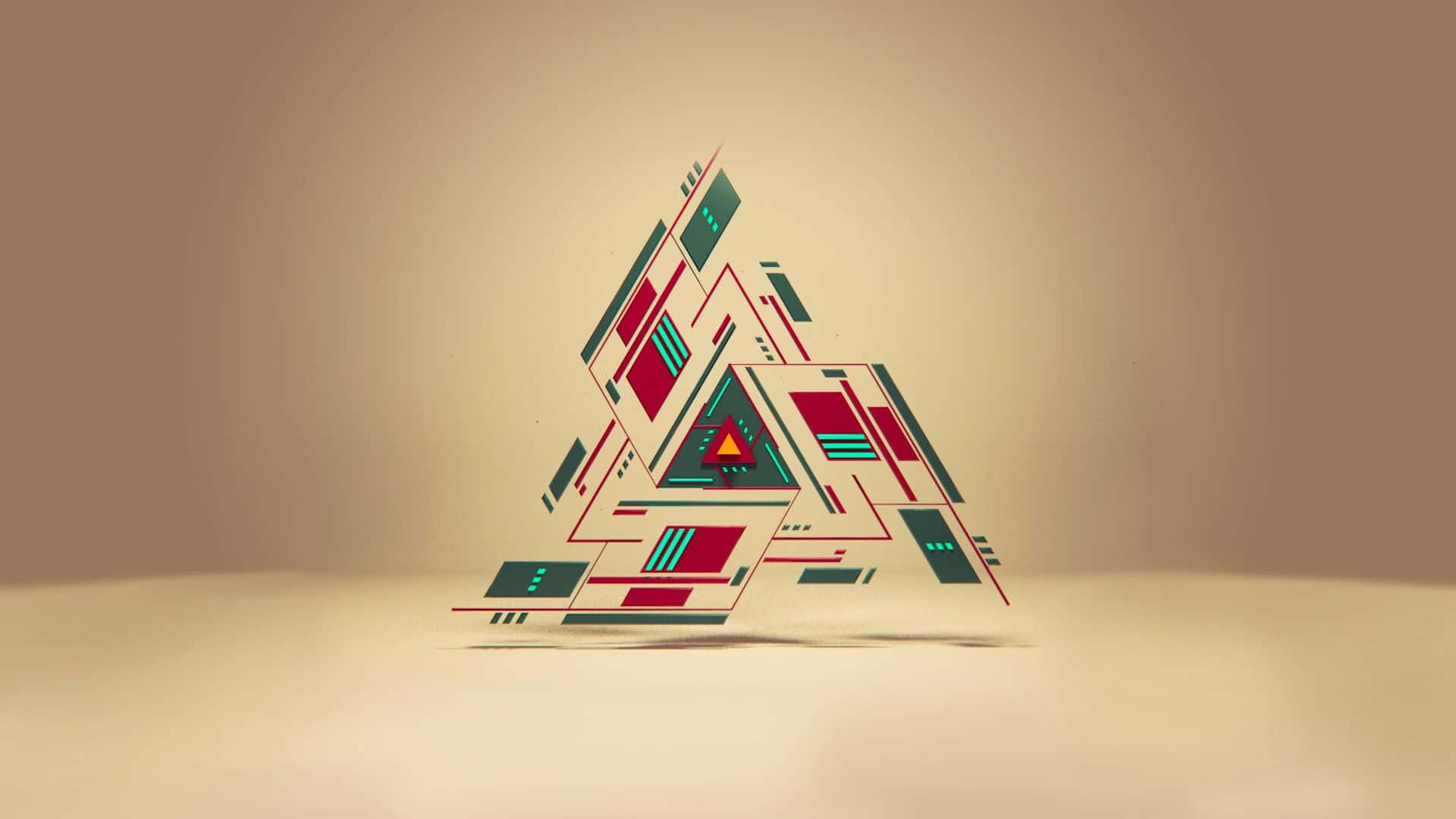 A Abstract Visual of Geometric Shapes