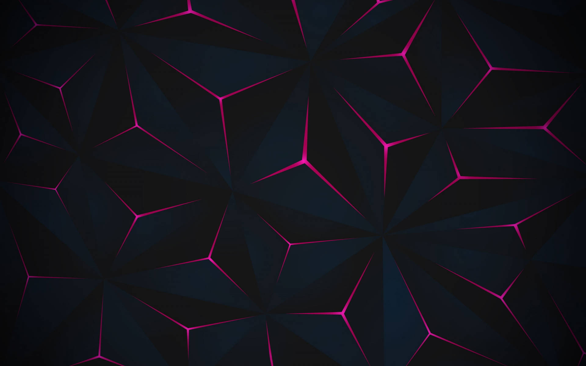 Geometric Shapes With Pink Lines Wallpaper