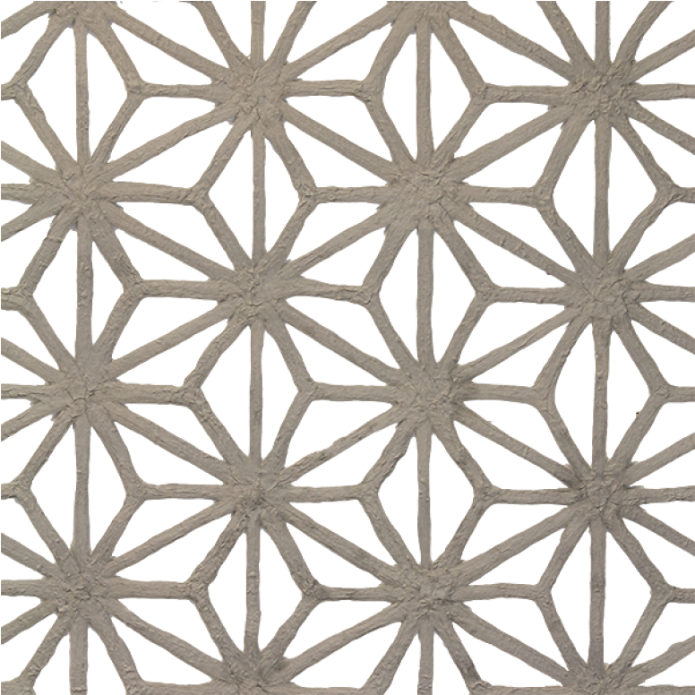 Geometric Snowflake Pattern PNG