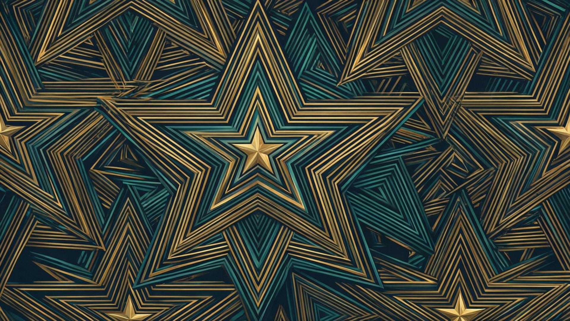 Geometrisk Stjernemønster Wallpapers