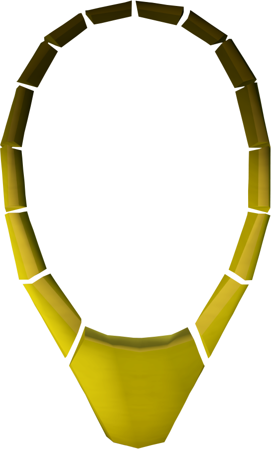 Geometric Style Necklace3 D Render PNG