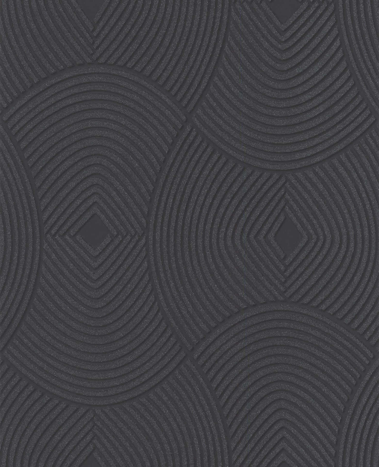 Geometric Texture Black Pattern Wallpaper