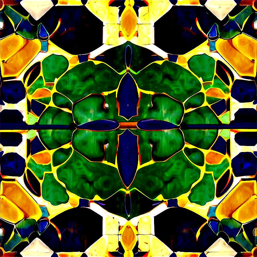 Geometric Tile Floor Design Png Clr PNG