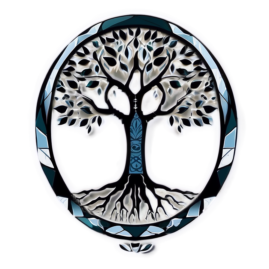 Geometric Tree Of Life Pattern Png Tok33 PNG