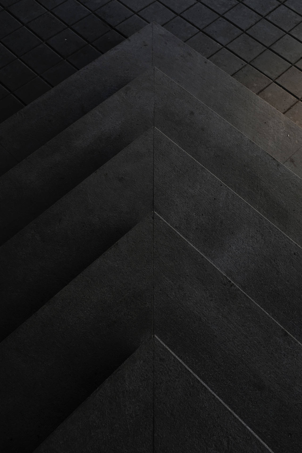 Geometric Triangle Cement Dark Mode