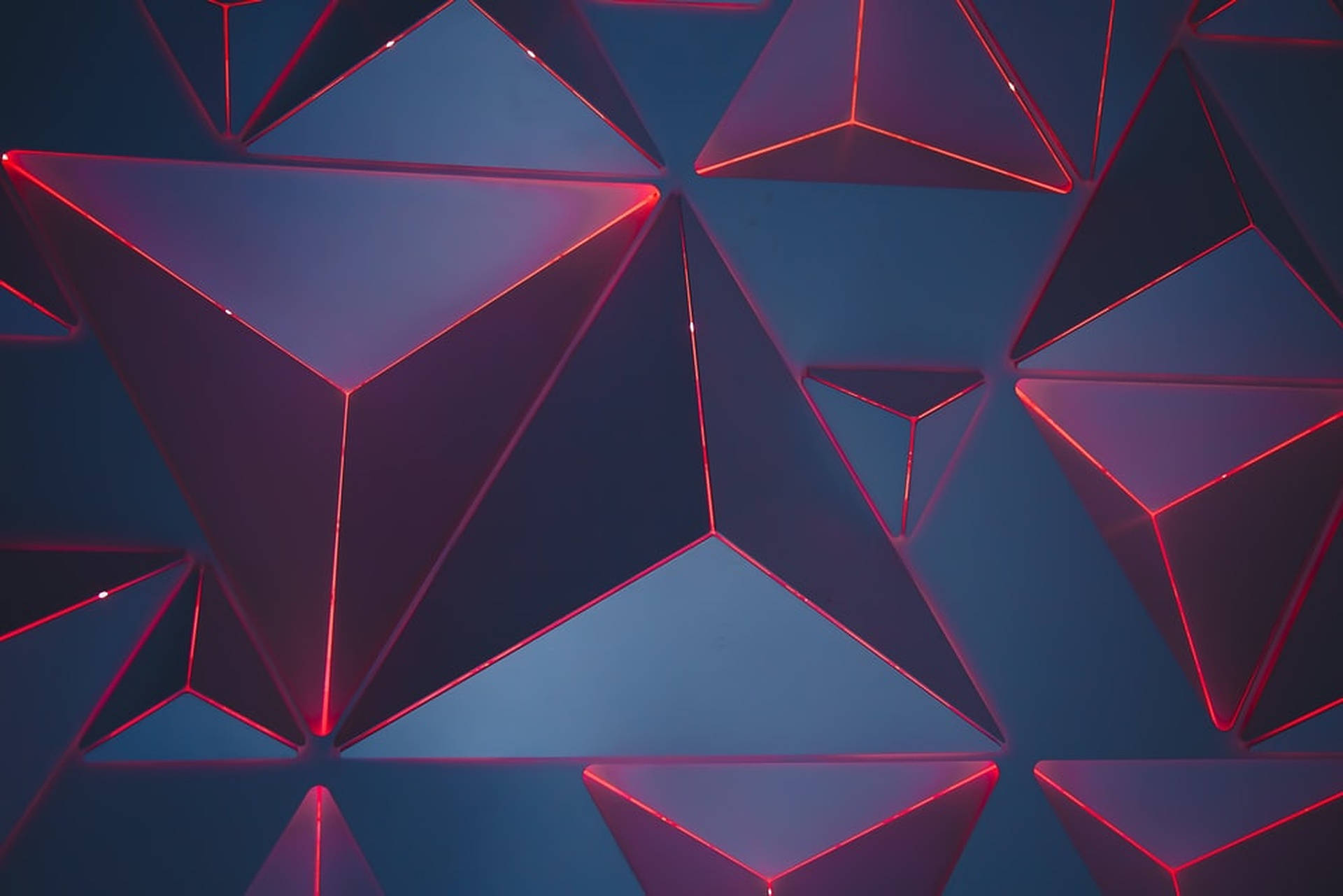 Geometric Triangular Pattern Wallpaper