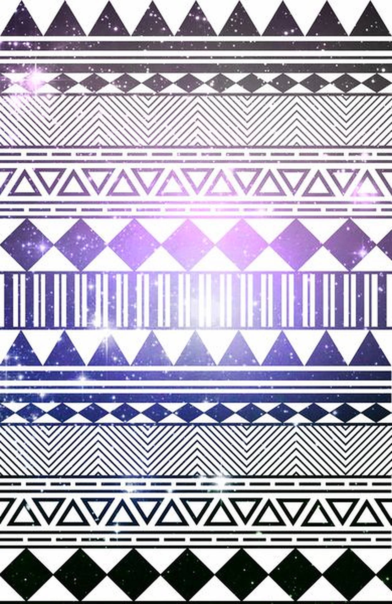 Geometriske Tribal Mønstre Wallpaper