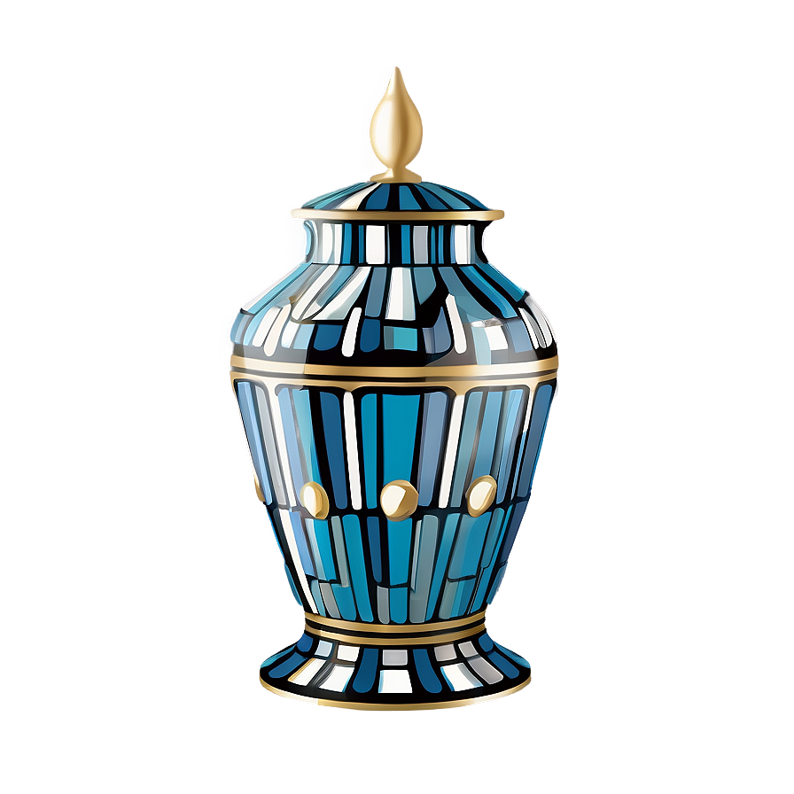 Geometric Urn Png Vst12 PNG