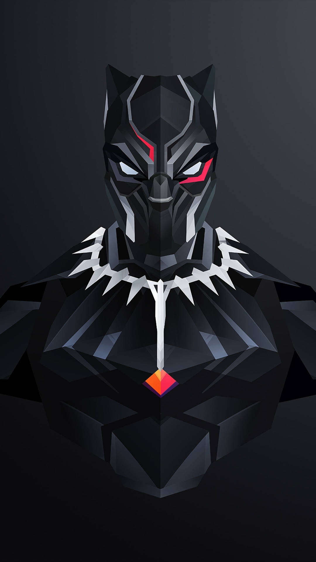 Geometric Vector Black Panther Android