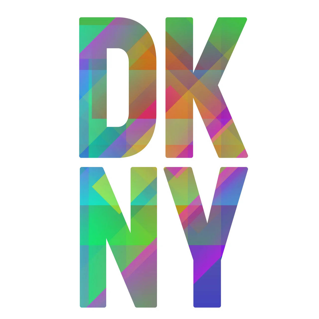 Geometric Vector DKNY Logo Wallpaper