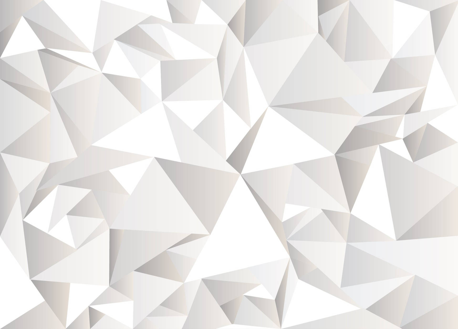Geometric White Color Wallpaper