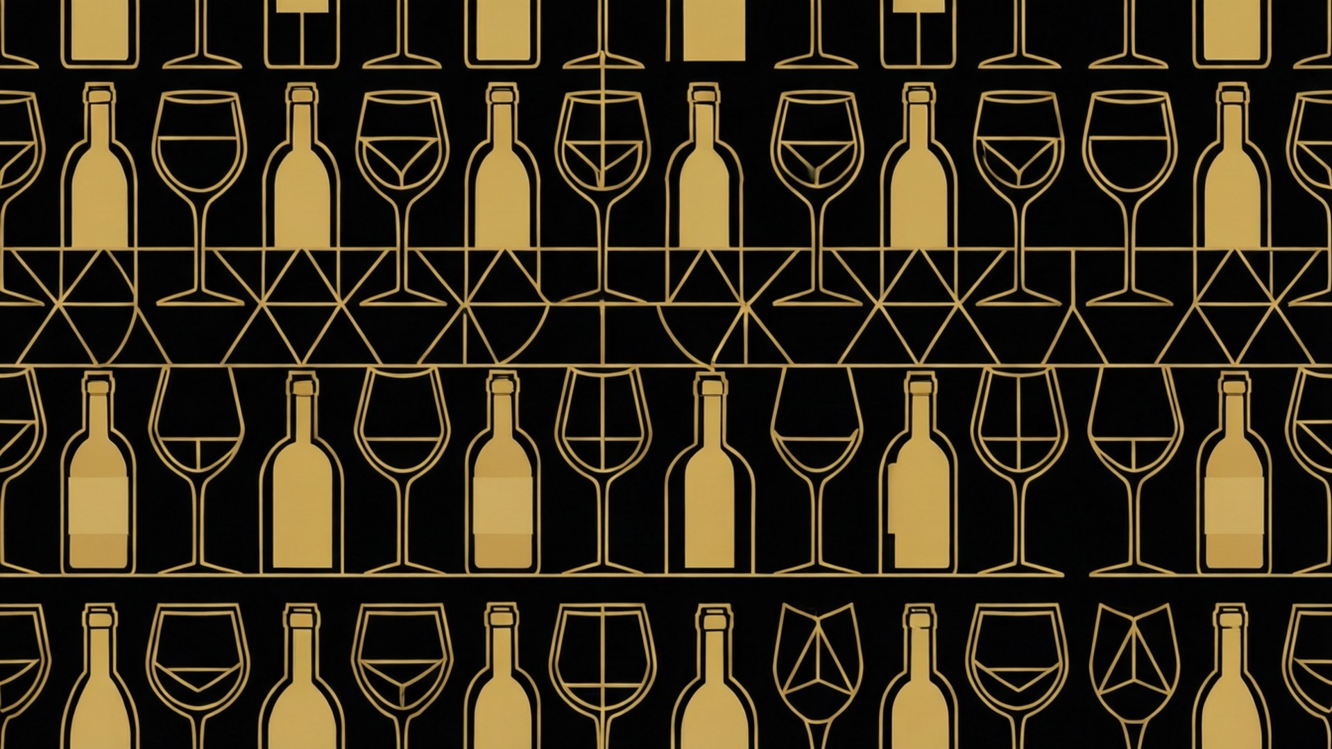 Geometrisk Vin Mønster Wallpapers