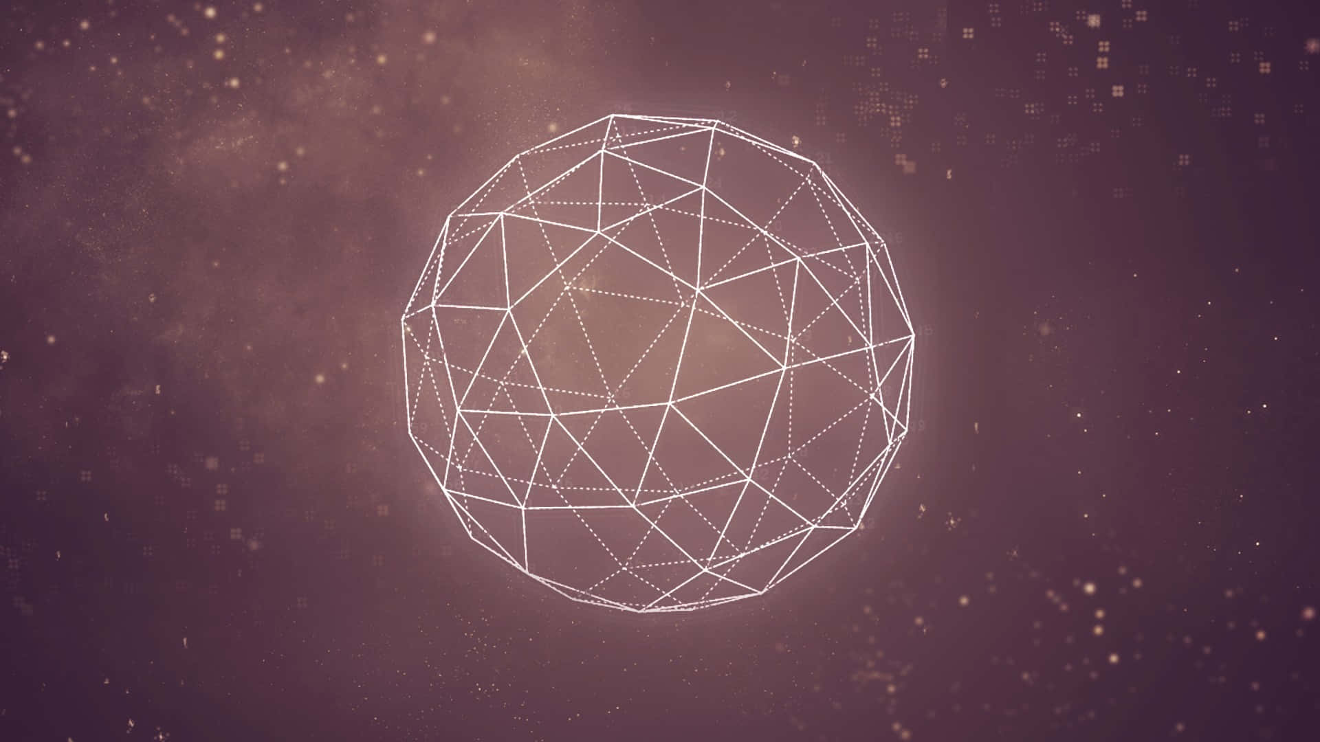 A White Egg With A Starry Background Wallpaper