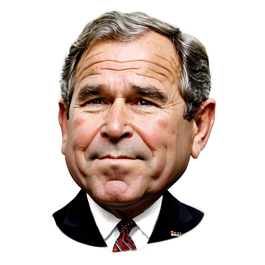 George Bush Caricature Png Gio PNG