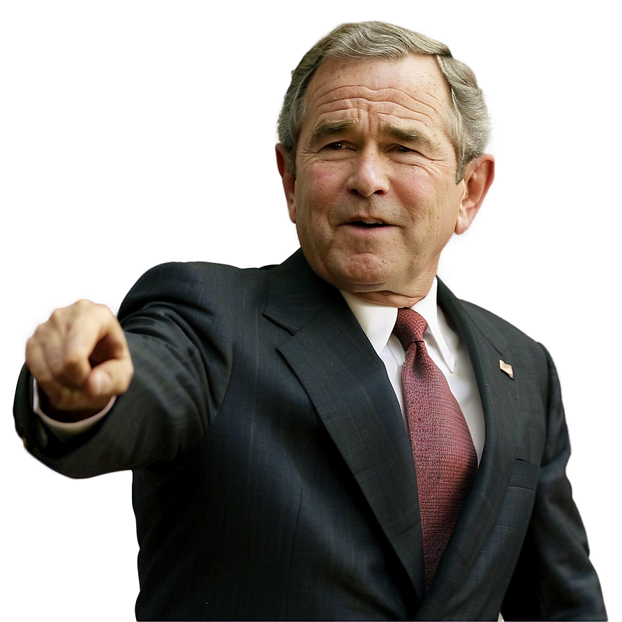 George Bush In Office Png Caj PNG