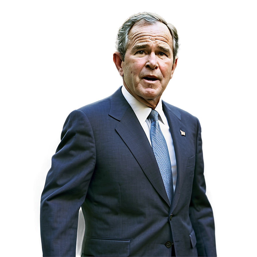 George Bush In Suit Png 06242024 PNG