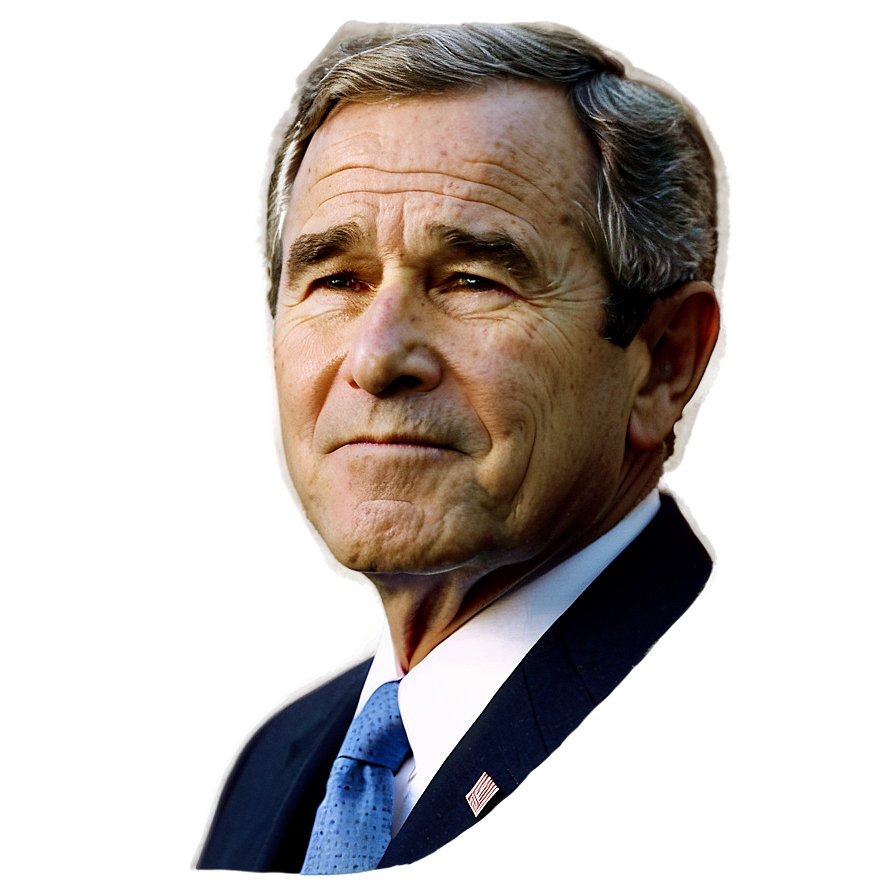 George Bush Portrait Png Keg PNG