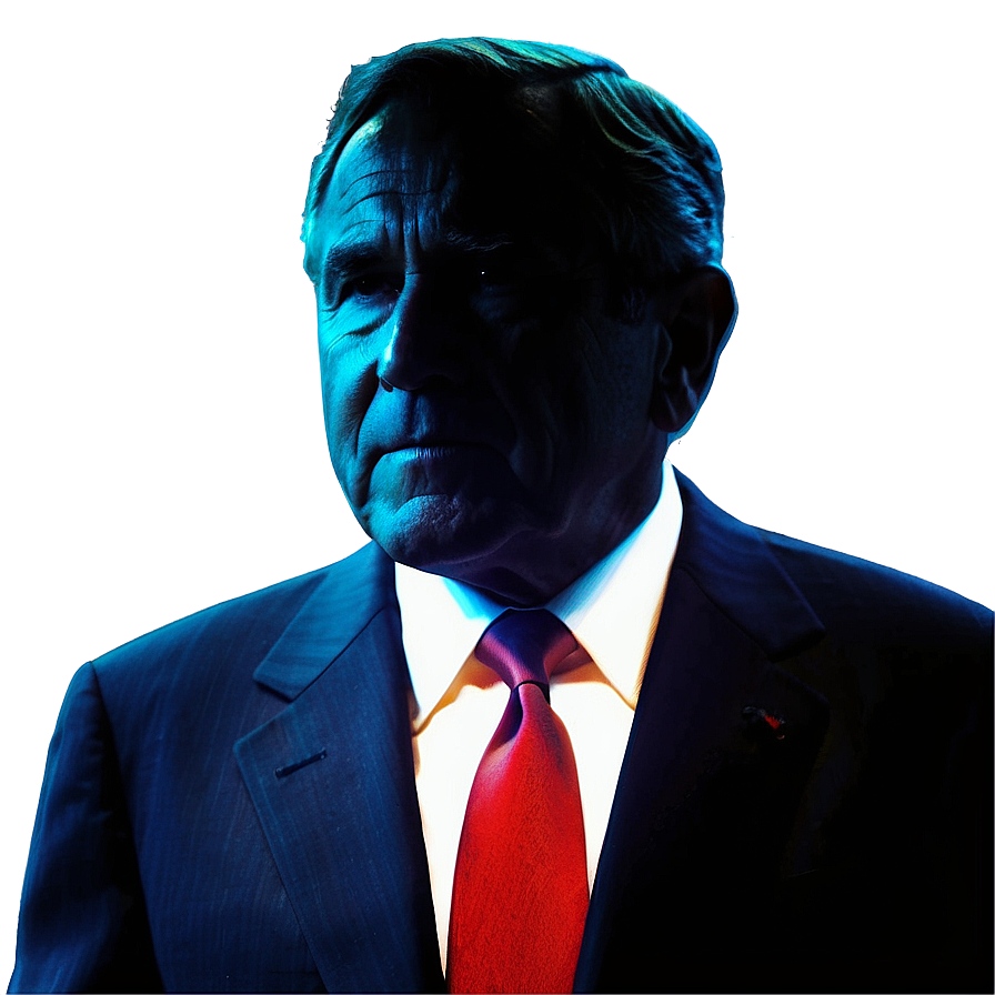 George Bush Silhouette Png 06242024 PNG