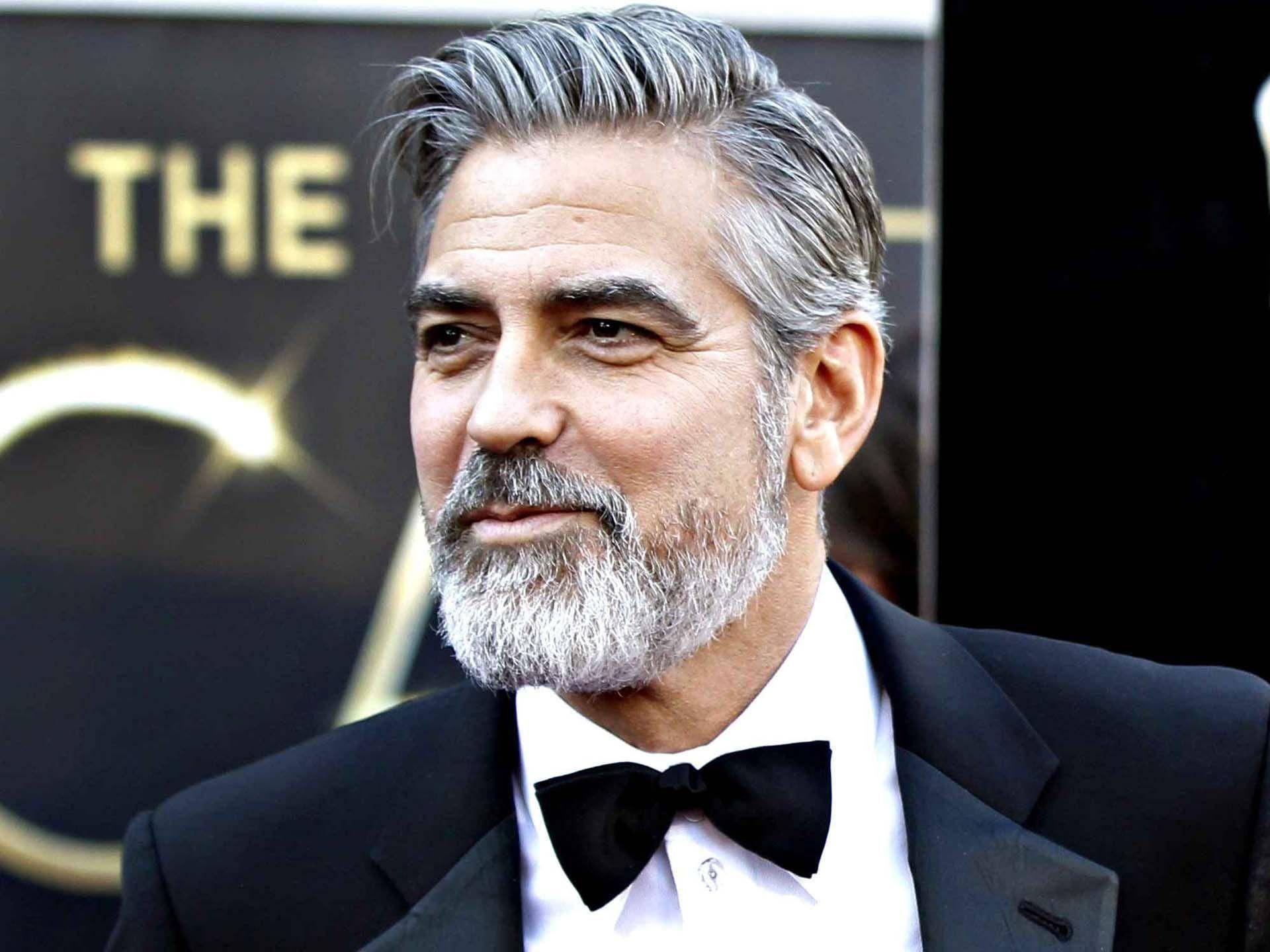 Georg Clooney berømte celebrity billeder. Wallpaper