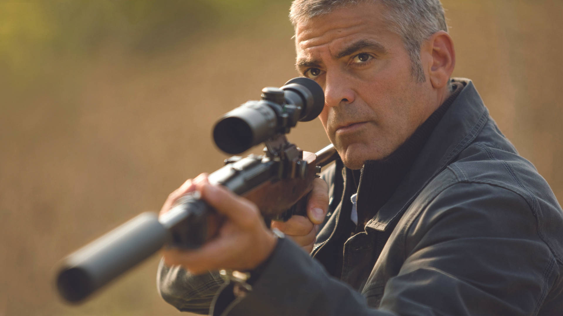 Actorgeorge Clooney, Den Amerikanska Filmstjärnan. Wallpaper
