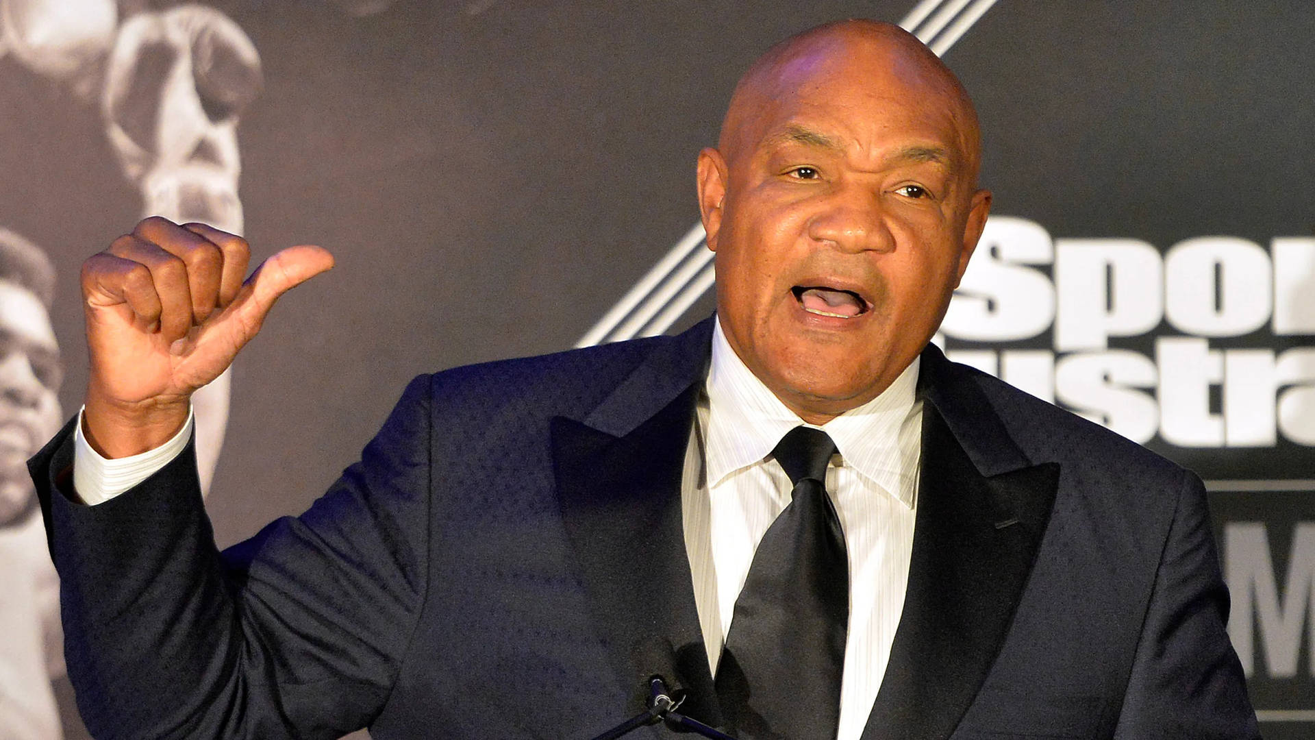 George Foreman At Sports Illustrated Event Wallpaper