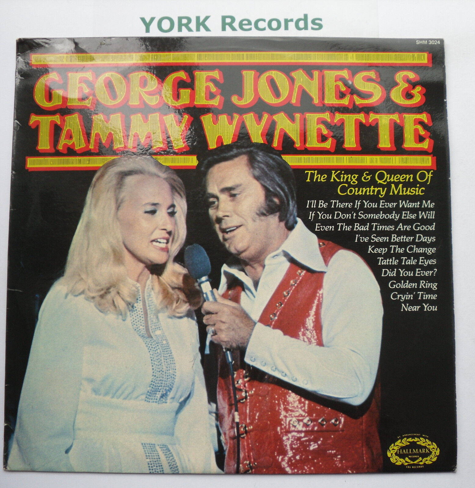 George Jones Tammy Wynette Vintage Poster Photo Background