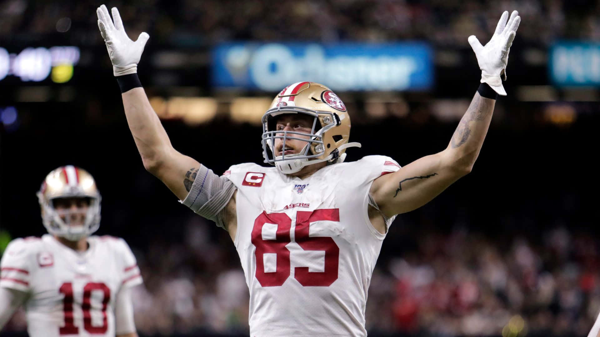 San Francisco 49ers Tight End George Kittle Wallpaper