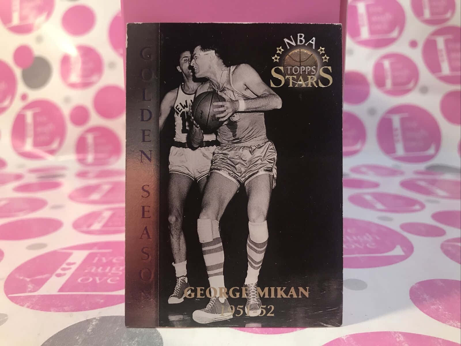 George Mikan 1996-97 Topps NBA Kort Retro Tapet Wallpaper
