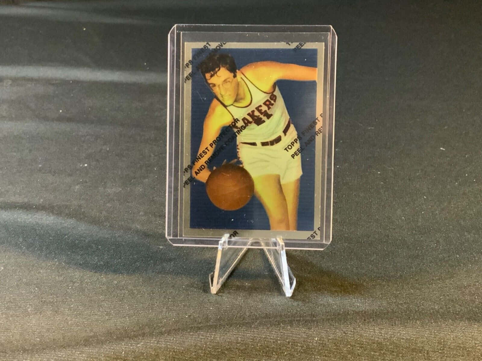 The Legendary George Mikan in a Los Angeles Lakers Mini Frame Wallpaper