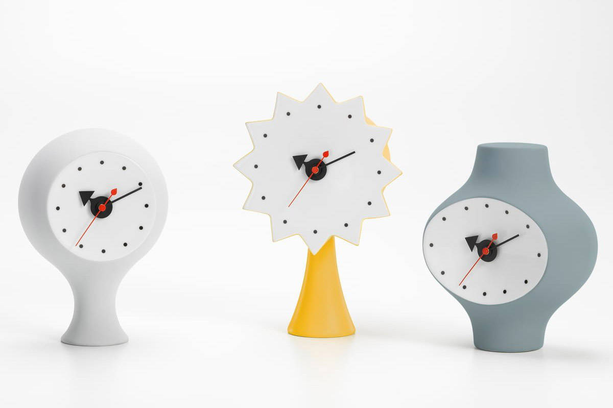 George Nelson Ceramic 3d Clocks Wallpaper