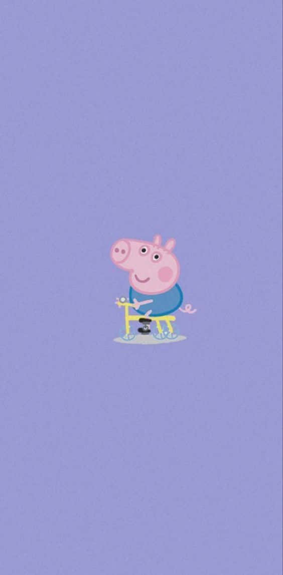 George Pig loves playtime! Wallpaper