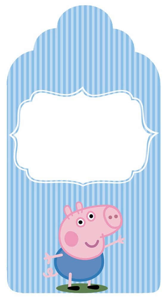 George Pig Enjoying a Day Outdoors Wallpaper