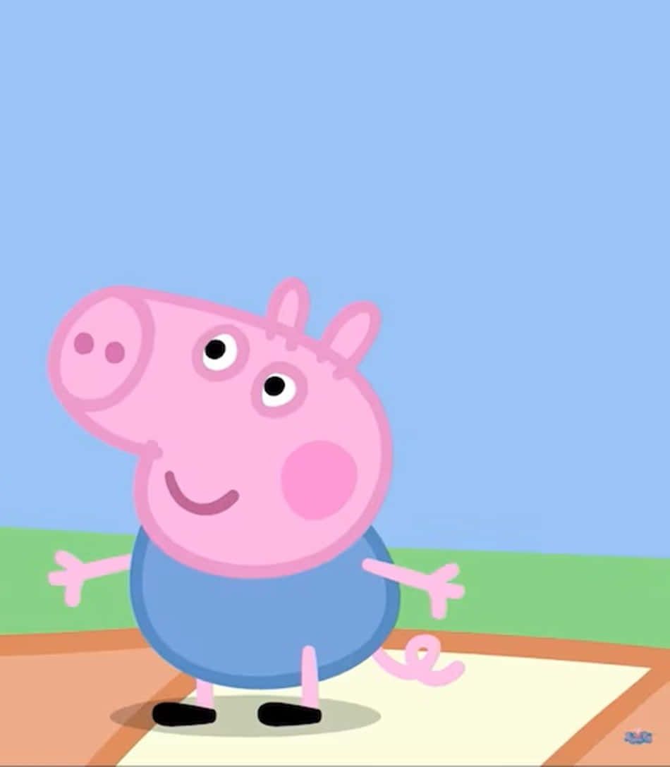 George Pig is Ready for Adventure! Wallpaper