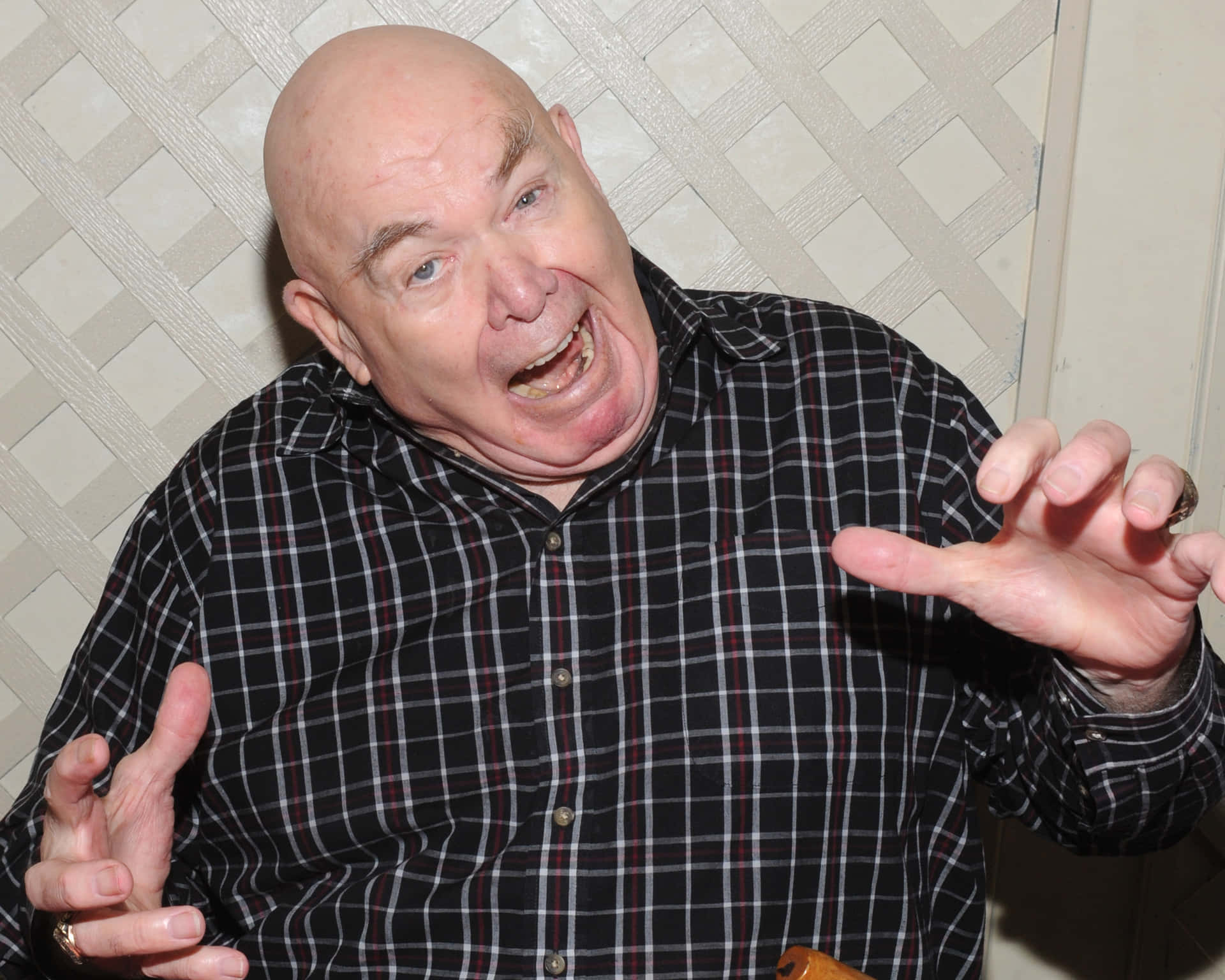 George Steele Funny Face Pose Wallpaper