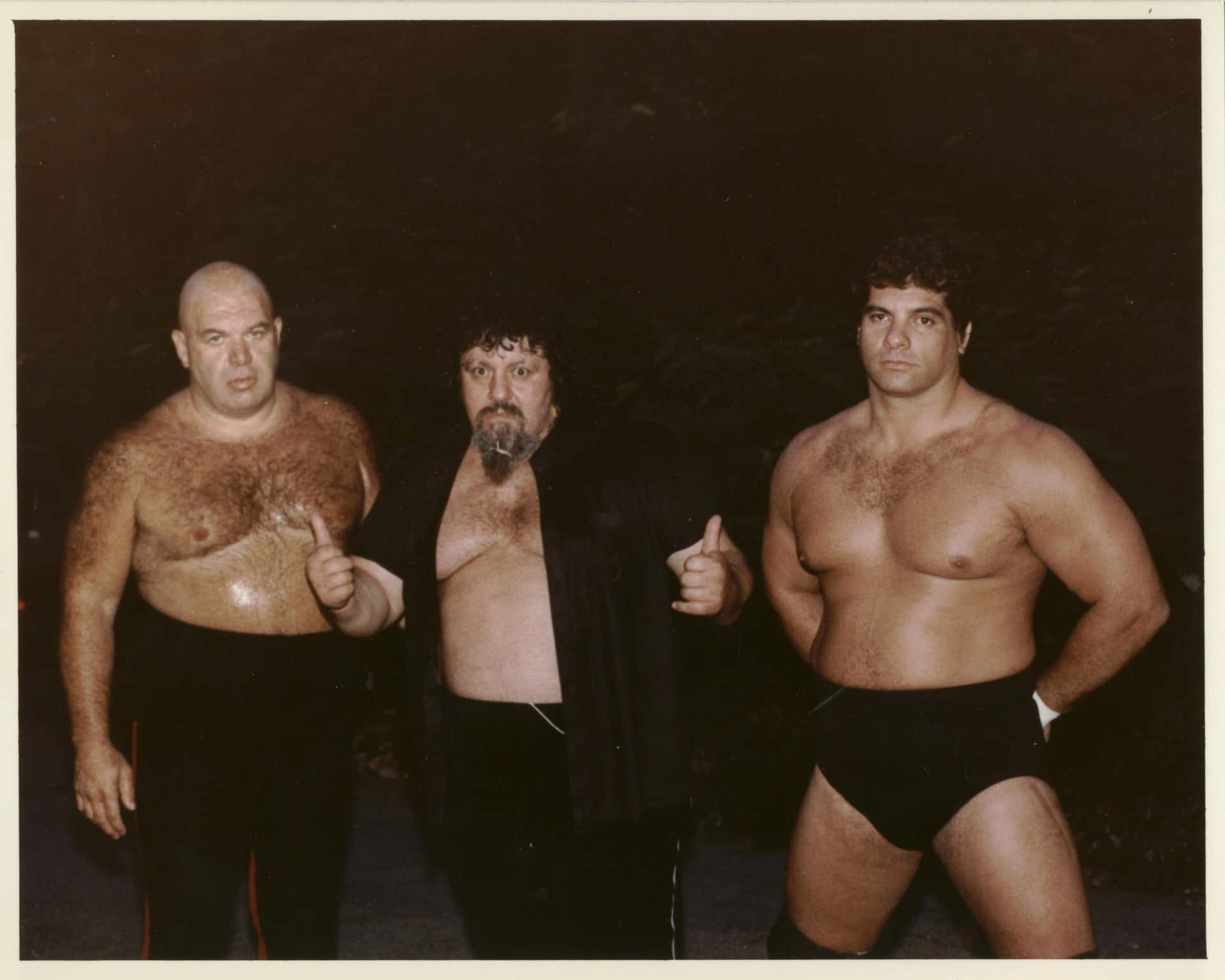 George Steele With Other Wrestler Wallpaper