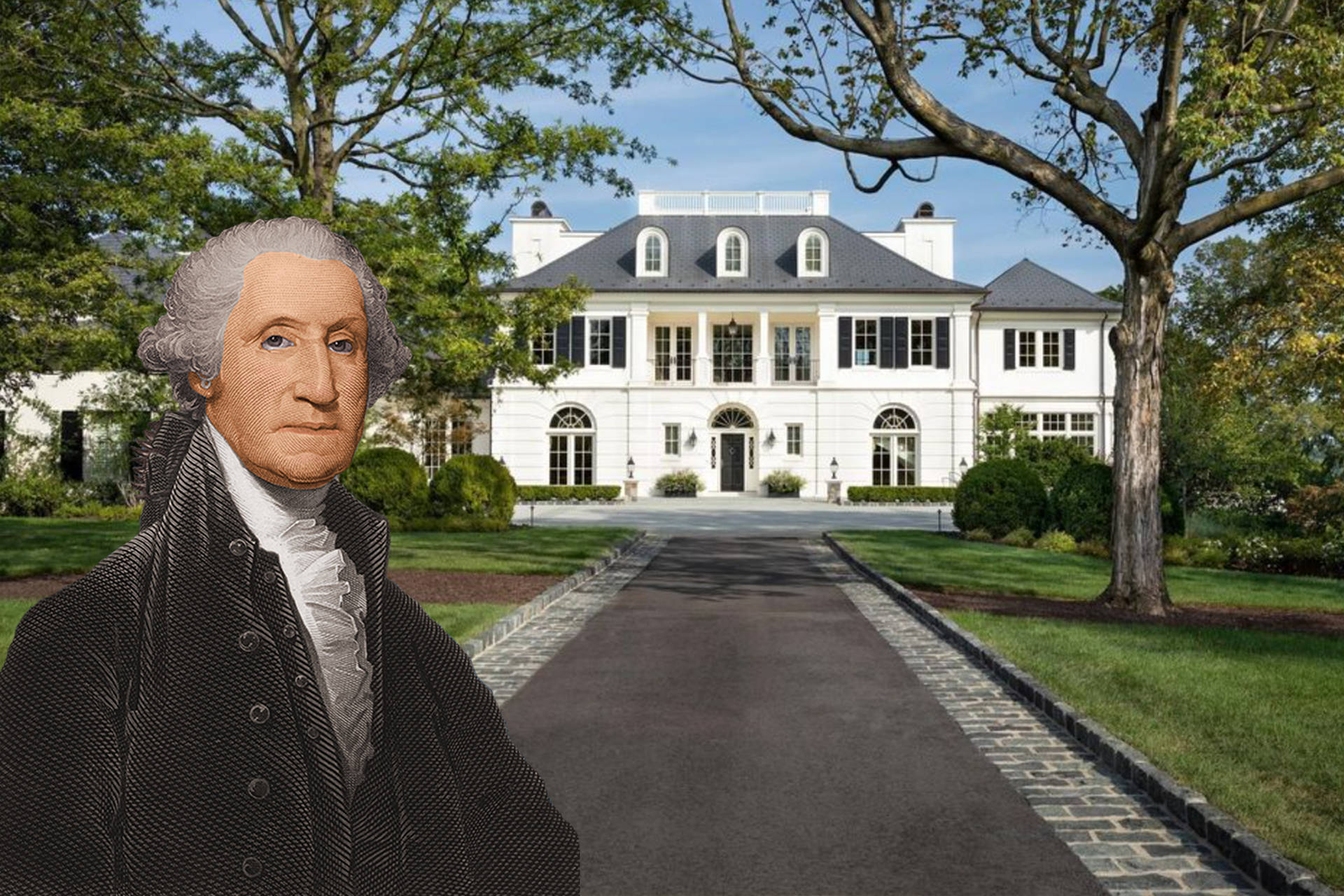 Propriedadede George Washington Em Mount Vernon. Papel de Parede