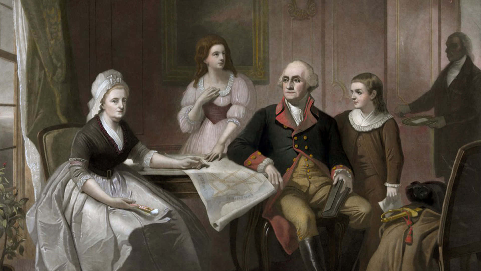 George Washington And His Family