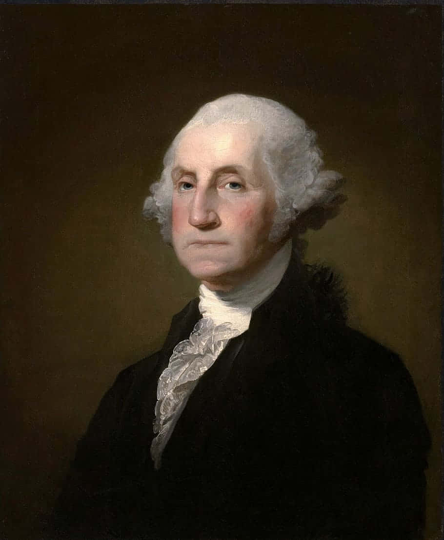 Retratode George Washington - Impresión De Arte Fina Del Retrato De George Washington